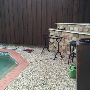 STAMPED CONCRETE OVERLAY : FLAGSTONE PATTERN