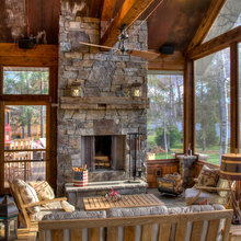 New Cabin - screened in porch