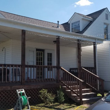 Before picture of porch