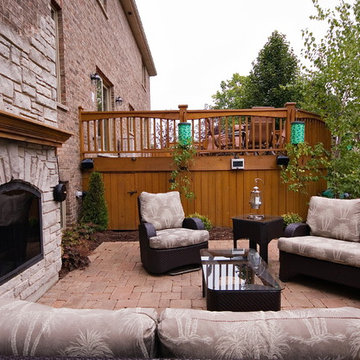Outdoor lighting and audio visual systems