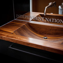 Wooden sink