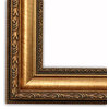Wide Scrolled Gold Picture Frame, Solid Wood, 10"x10"