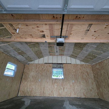 Rockwool Removal & Reinstallation, Spray Foam on Gable Walls