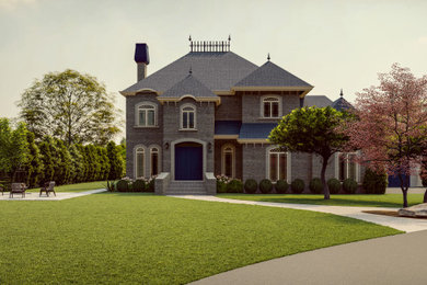 Example of a large ornate home design design in Other