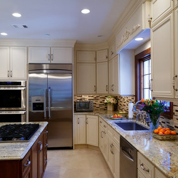 Elegant Ivory Retreat | Warm Neutrals & Textured Mosaic Accents