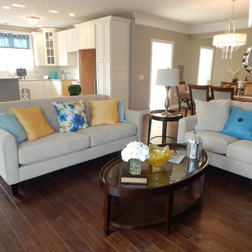 Barnard Model Home Family Room, Newtown, CT