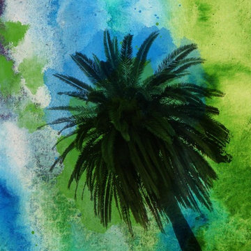 Succulents and Tropical Canvas Art by Irena Orlov