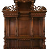 Consigned Antique French Buffet Renaissance Style  Superb Carved Walnut  Jester