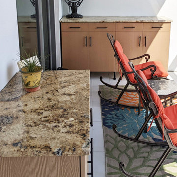 Custom Weatherproof Outdoor Cabinets made with Sustainable Wood Alternative