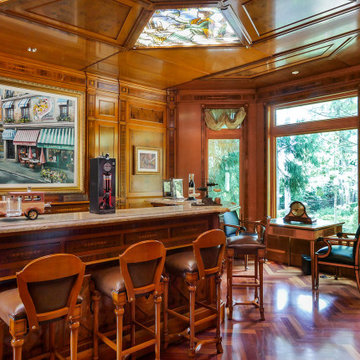 New Wood Windows in Splendid Home Bar - Renewal by Andersen New Jersey / NYC