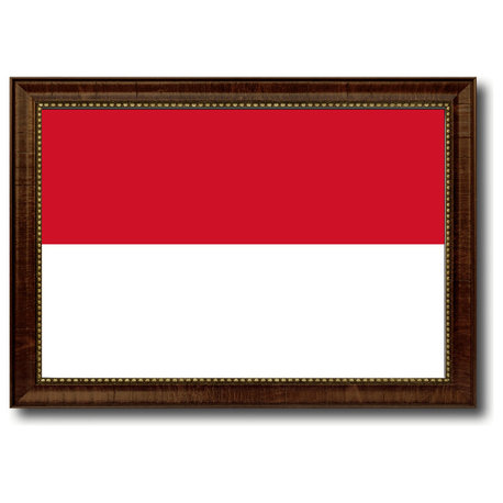 Indonesia Country Flag Canvas Print, 15"x21"