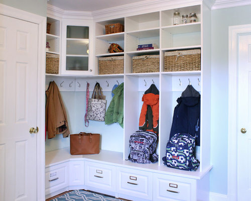 Corner Mud Room Home Design Ideas, Pictures, Remodel and Decor