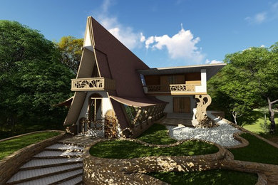 Nordic Oak Dwelling 3D Rendering