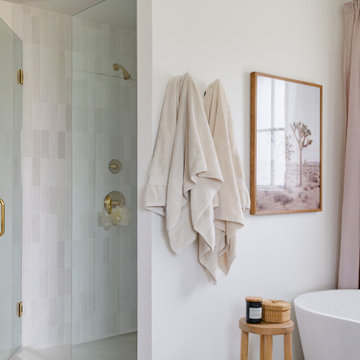 Organic Modern Master Bathroom Design