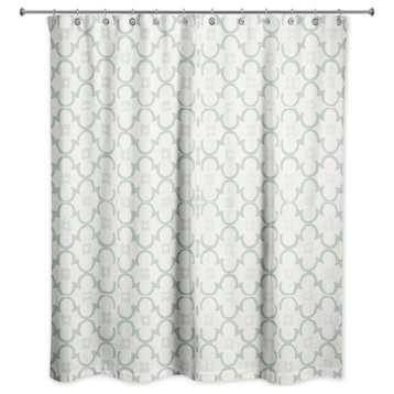 Rustic Tile Pattern 3 71x74 Shower Curtain