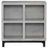 Library Gray Accent Bookcase