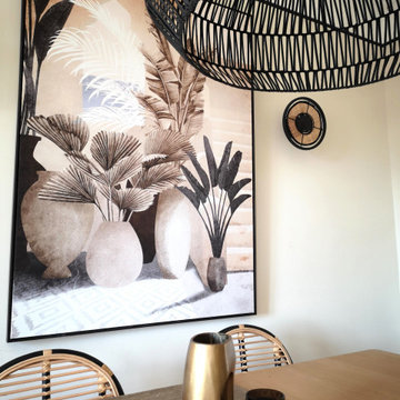 AMENAGEMENT SALON, PIECE A VIVRE AVEC COIN REPAS