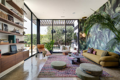 Living room - contemporary living room idea in Orange County