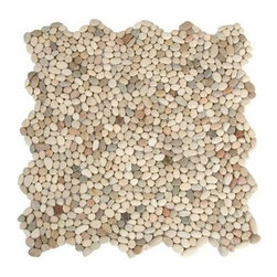 Exotic Glass STO 136 Jasper Beach Stone - Tile