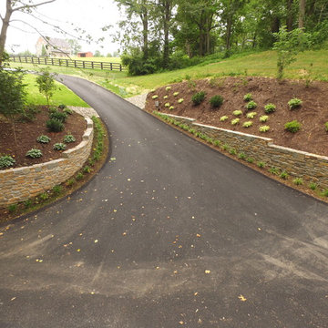 Driveway Entrance Landscape Renovation