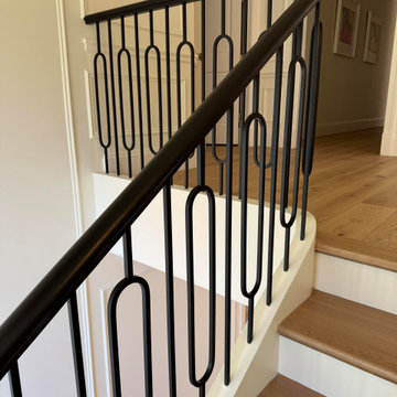 Project #134 | Straight Staircase with Elliptical Stringer