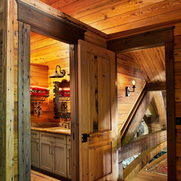 Rustic Timber House