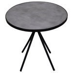Get My Rugs LLC - Handmade Iron & Leather Side Table, 19.29x19.29x19.29 - This contemporary designed bar stool is quite durable and sturdy. Be it the question of outer appearance or long-lasting ability, this counter height stool would be the best pick for you. It comes in the shade of black metal and vintage brown leather that looks pretty amazing. The users would experience a high comfort level in this 49X49X49 cm bar stool.