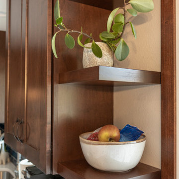 Kitchen Island Meets Staircase