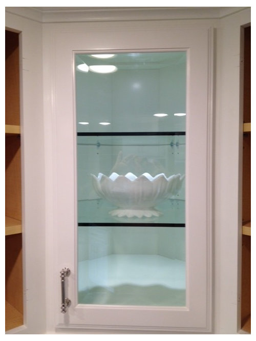 Glass Fronted Kitchen Cabinet