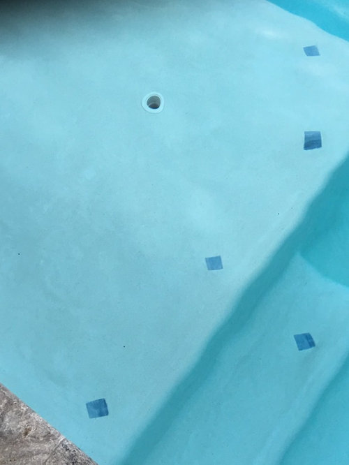 Mottled Looking Plaster Pool.