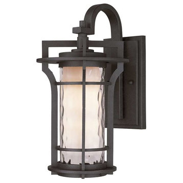 Maxim Lighting Oakville 1-Light Outdoor Wall Lantern in Black Oxide - 30486WGBO
