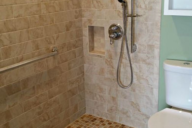 Bathroom Remodel in North Aurora, Illinois - Walk-In Shower