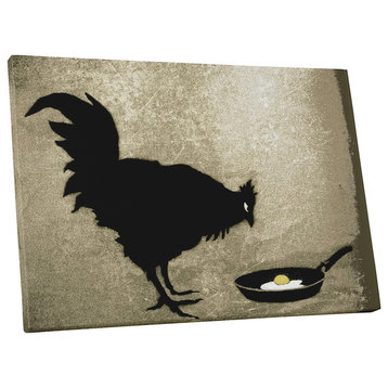 Banksy Chicken and Egg Canvas Wall Art