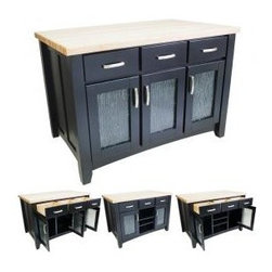 ISL07-BLK from Lyn Design - Kitchen Islands And Kitchen Carts