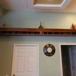 A kitchen for gathering - Wine Racks