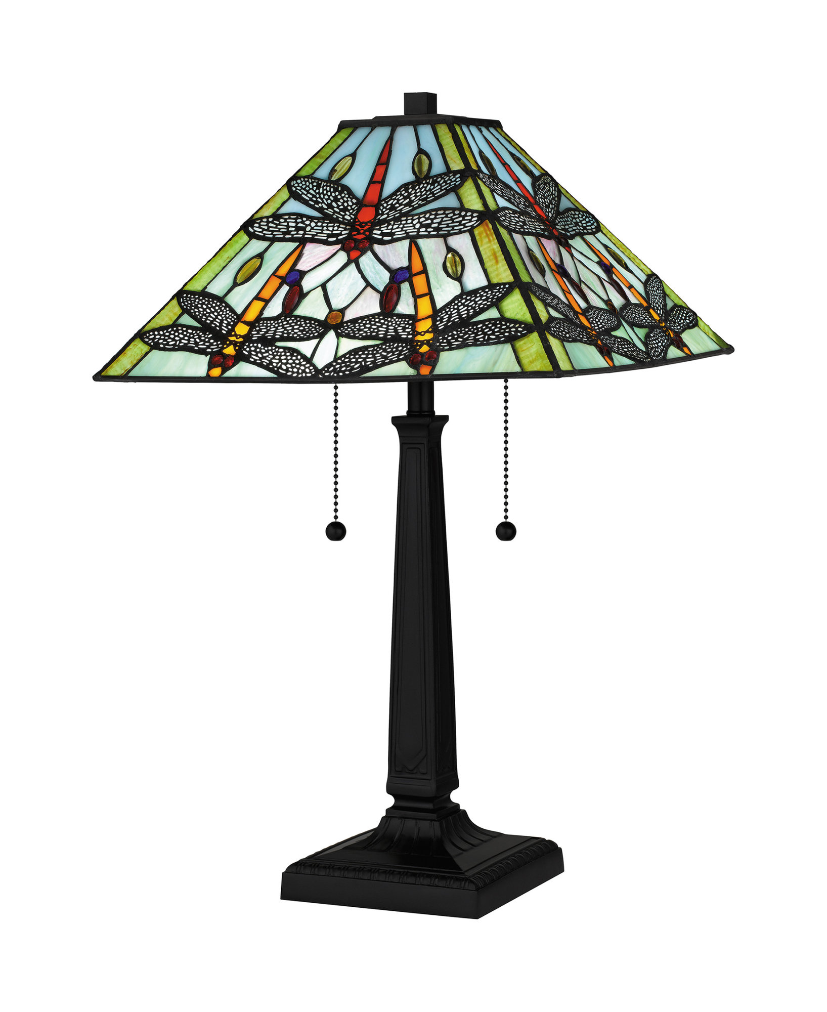 Quoizel TF16144 Kirkwood 2 Light 23" Tall Tiffany Table Lamp ...