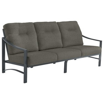 Kenzo Cushion Sofa, Graphite Frame, Carbon Cushion