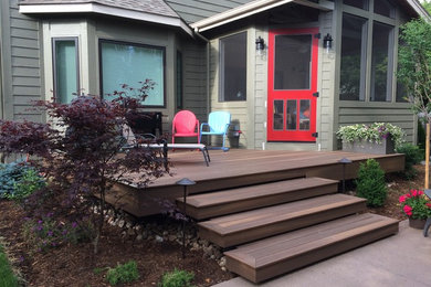 Design ideas for a transitional landscaping in Denver.