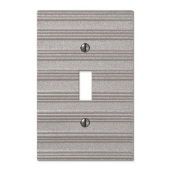 Chemal Frosted Nickel Switchplates - Switch Plates And Outlet Covers