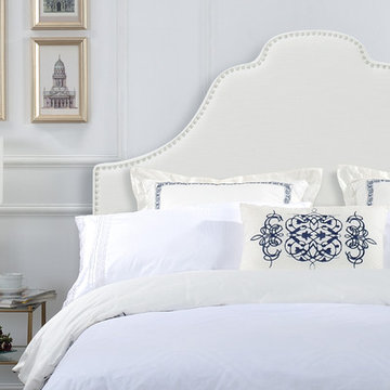 Sandy Headboard, Queen, Antique White