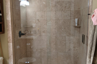 Example of a country bathroom design in Other