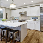 Classic gray and white kitchen - Craftsman - Kitchen - Austin - by ...