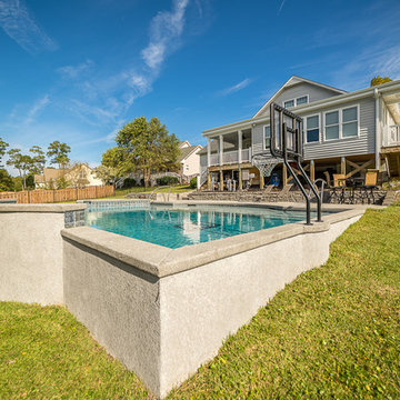 Elevated Pool and Hot Tub Combo Swansboro