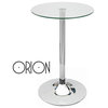Modern Home Contemporary Glass Top Bar Table
