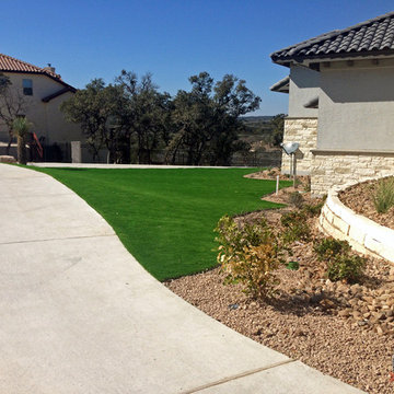 Global Syn-Turf artificial grass installation in San Antonio, TX