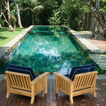 Outdoor Teak Club Chair