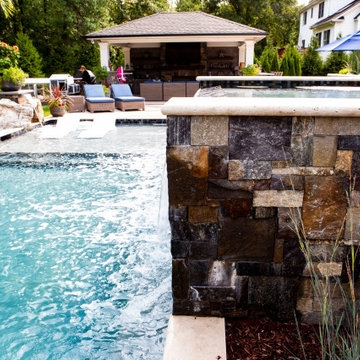 An Outdoor Oasis with Rustic Charm