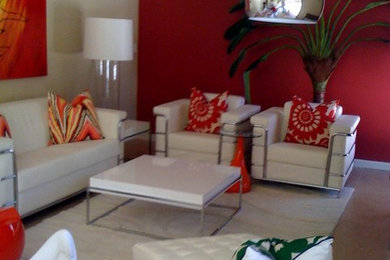 Inspiration for a 1950s living room remodel in Other