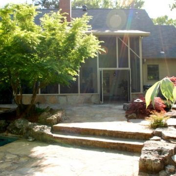 Screened In Addition with Landscaping
