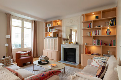 Idée de décoration pour un salon vintage.
